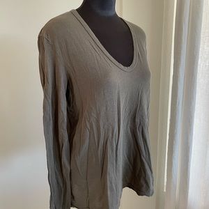 WUC3265 JAMES PERSE Long sleeve scoopneck tee